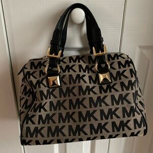Micheal Kor Greyson Signature Satchel Handbag